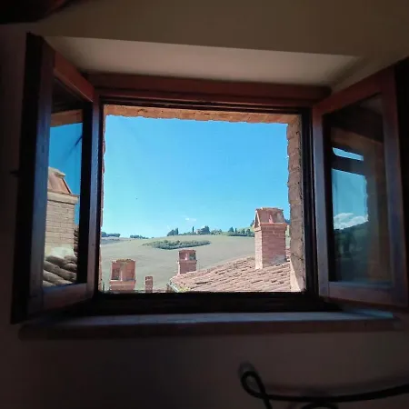 Giotto Terrazzo Panoramico Nel Cuore Della Val D Orcia アパート モンティッキエッロ